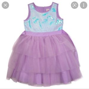 Wonder Nation Sequin Tiered Tulle Dress
